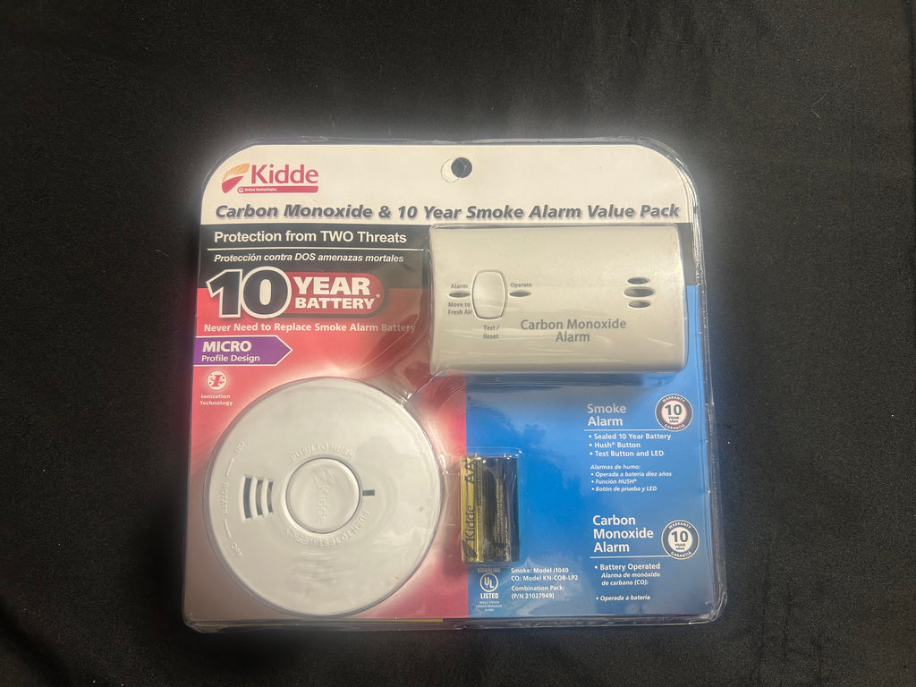Kidde i1040 Smoke Alarm + KN-COB-LP2 Carbon Monoxide Alarm Value Pack — product photo 1
