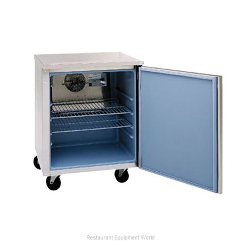 Delfield 407CAP-family manufacturer reference image, not the actual pre-owned freezer