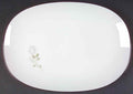 Noritake Altadena 6437 serving platter catalog pattern reference; actual serving dish is shown second and its dimensions remain unmeasured.