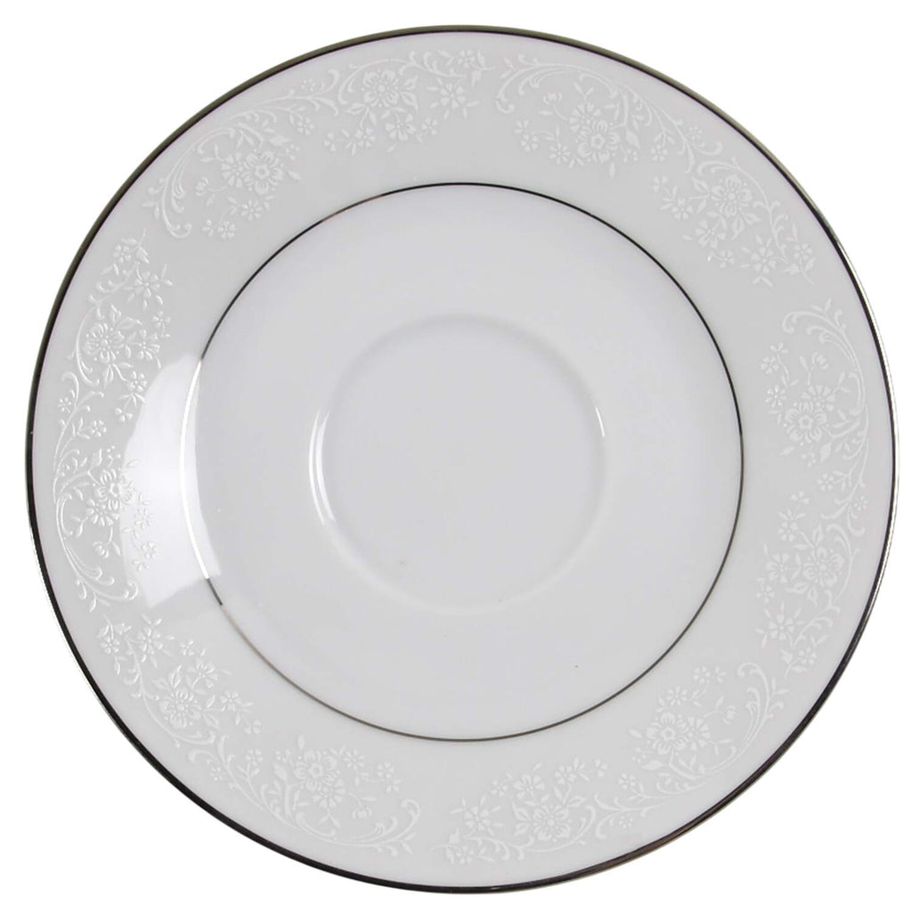 Noritake Tahoe 2585 saucer catalog reference; actual pre-owned saucer is shown in the second photo.